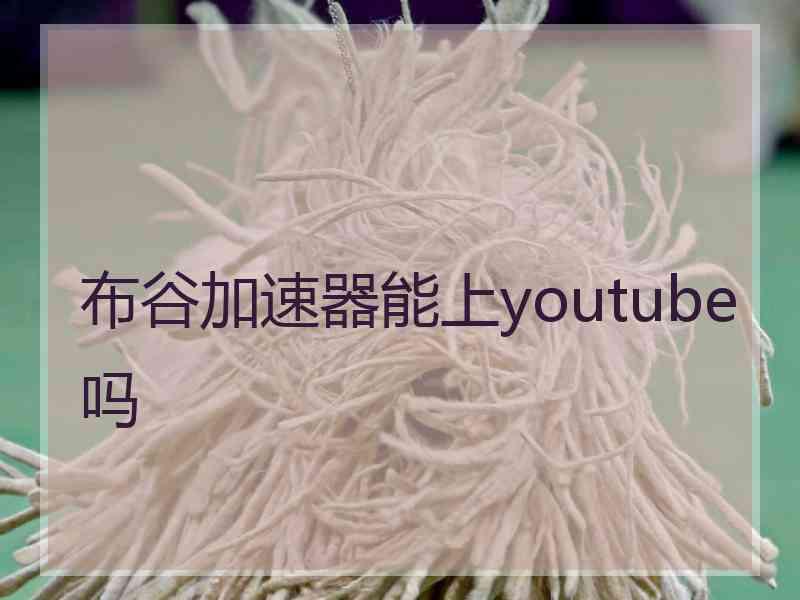 布谷加速器能上youtube吗