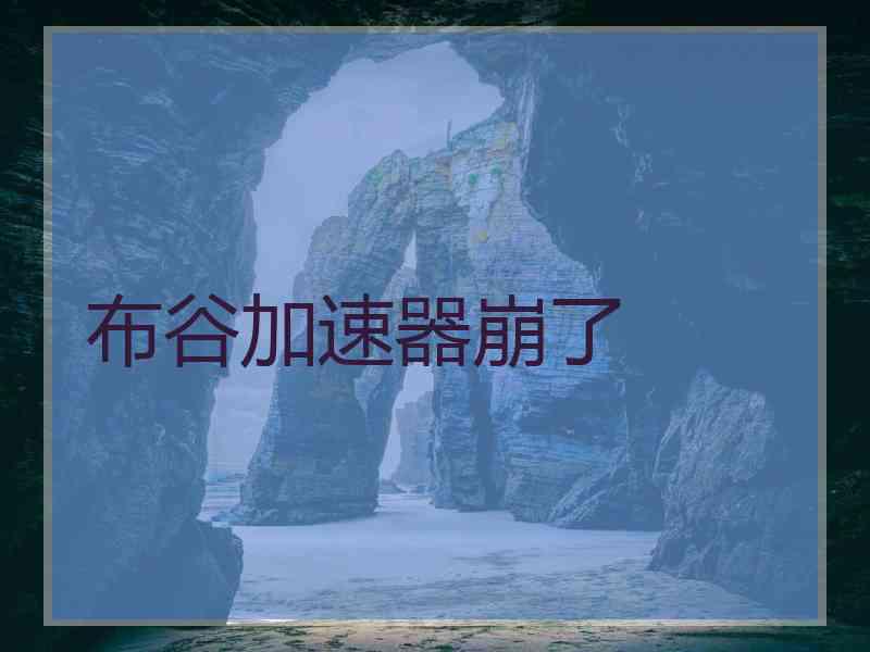 布谷加速器崩了