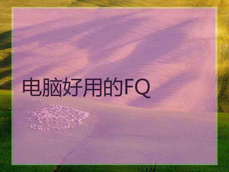 电脑好用的FQ