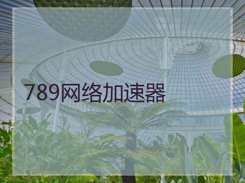 789网络加速器