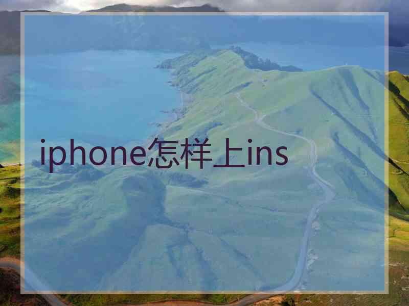 iphone怎样上ins
